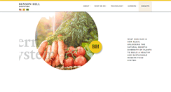 Desktop Screenshot of bensonhillbio.com